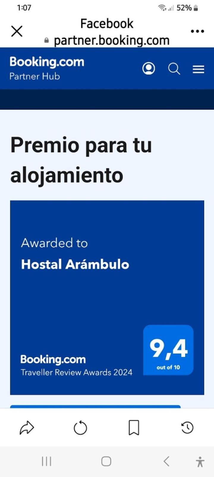 Hostal Arambulo Villavieja Dış mekan fotoğraf